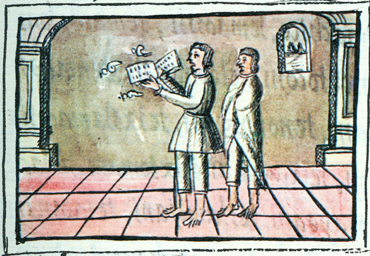The singers sing together, Florentine Codex X