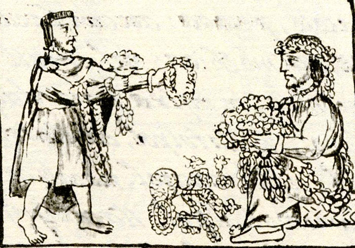With them I will gladden the noble lords. Floerentine Codex, Book 11